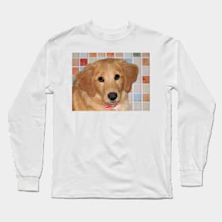 Adorable Golden Retriever Puppy Long Sleeve T-Shirt